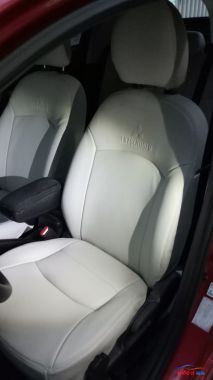 Bọc nệm ghế da xe Mitsubishi Mirage Bọc ghế da nhân tạo xuất xứ từ Thái Lan