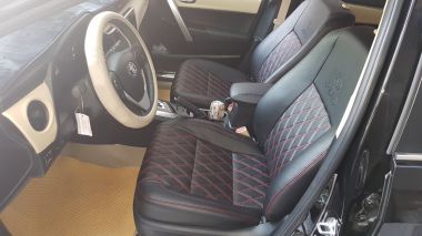 Bọc nệm ghế da xe Toyota Altis 2016