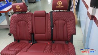 Bọc nệm ghế da xe Audi Q7, bọc da Anh Quốc