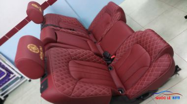 Bọc nệm ghế da xe Audi Q7, bọc da Anh Quốc