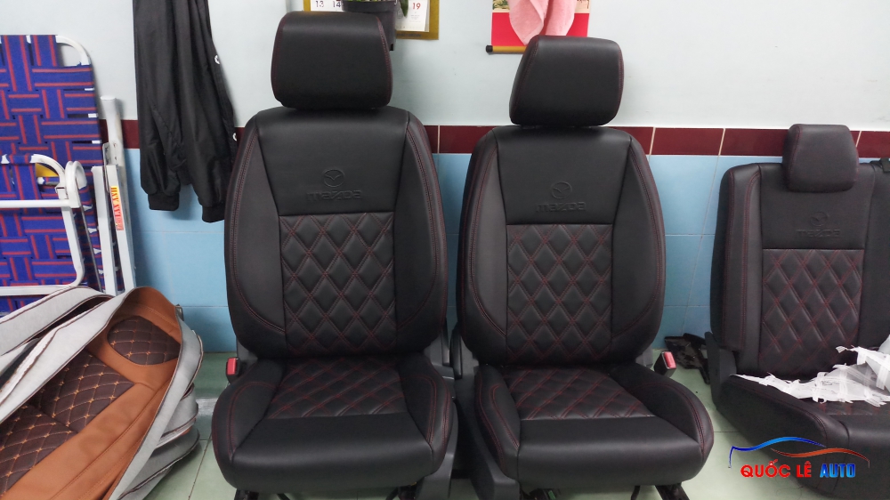 Bọc ghế da mazda BT50 