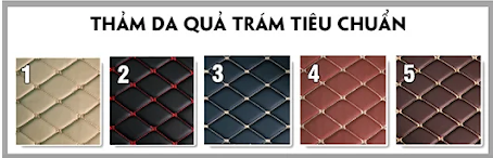 Thảm lót sàn ô tô 6d TPHCM quả trám tiêu chuẩn